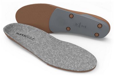 Superfeet Merino Grey Insoles - 26, Merino Grey